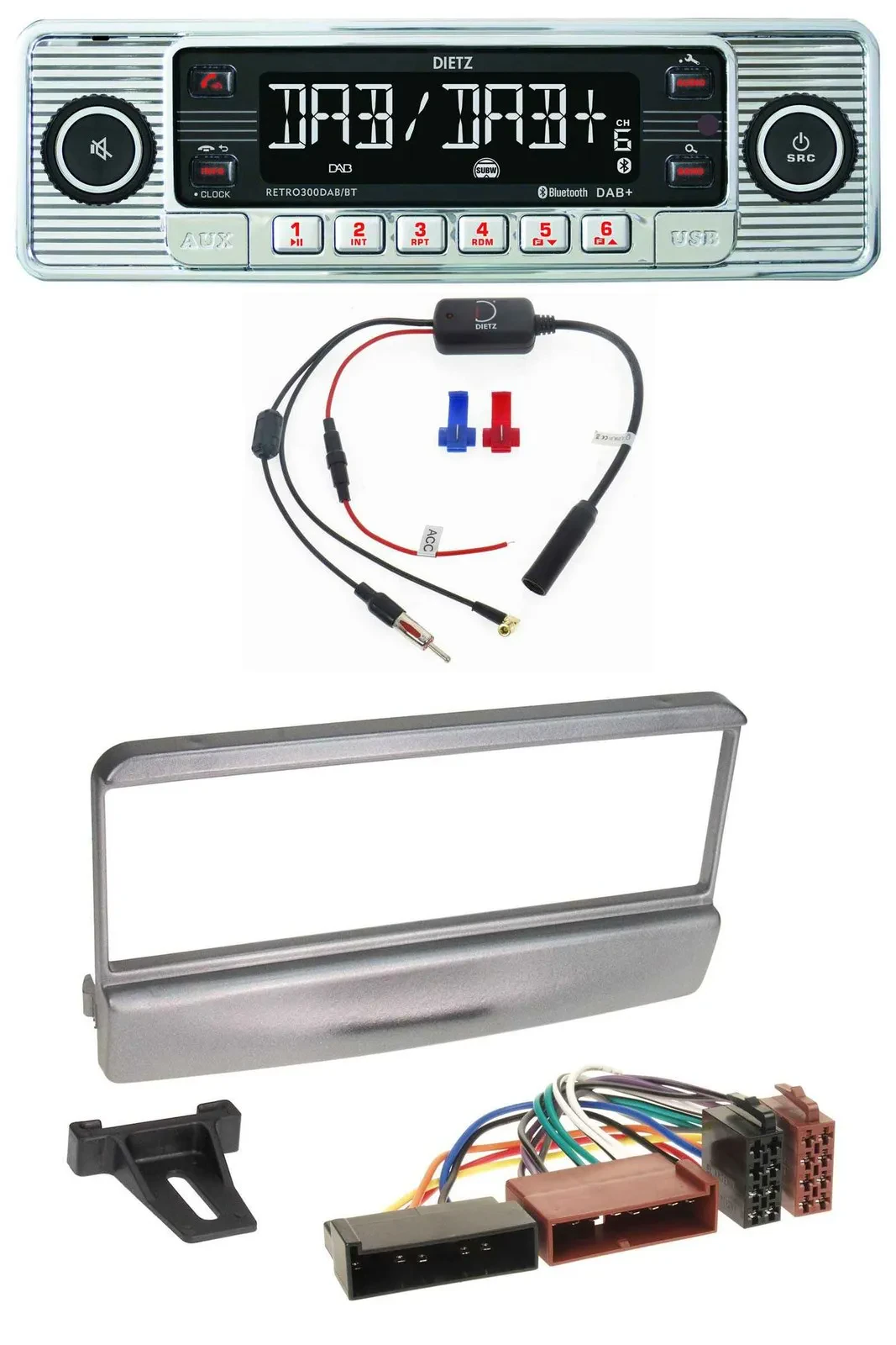 Dietz DAB USB MP3 Bluetooth Autoradio für Ford Mondeo 96-02 Transit bis 06 Puma