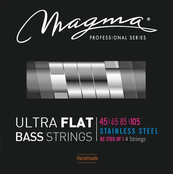 Струны для бас-гитары с плоской обмоткой 45-105 Magma Strings BE170SUF