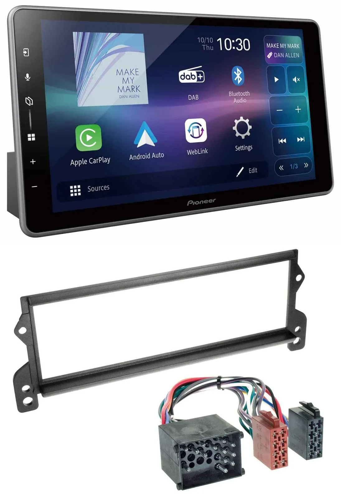 Автомагнитола для Mini (до 2002, Rundpin) Pioneer Bluetooth, USB, DAB, MP3