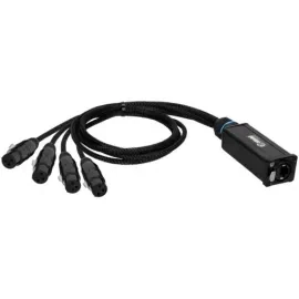 Adam Hall 4 STAR CATBOX XF3 Audio & DMX Multicore 4 XLR 3Pol Female x Cat.6a Neu