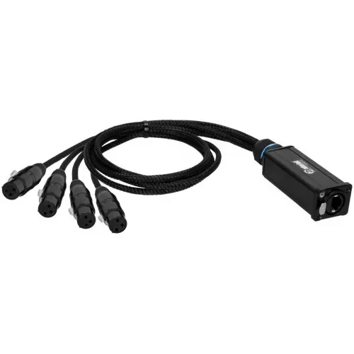Adam Hall 4 STAR CATBOX XF3 Audio & DMX Multicore 4 XLR 3Pol Female x Cat.6a Neu