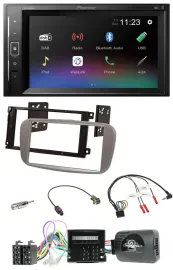 Автомагнитола Pioneer 2DIN DAB Bluetooth USB для Ford Mondeo/S-Max 2007–2014 с поддержкой управления с руля