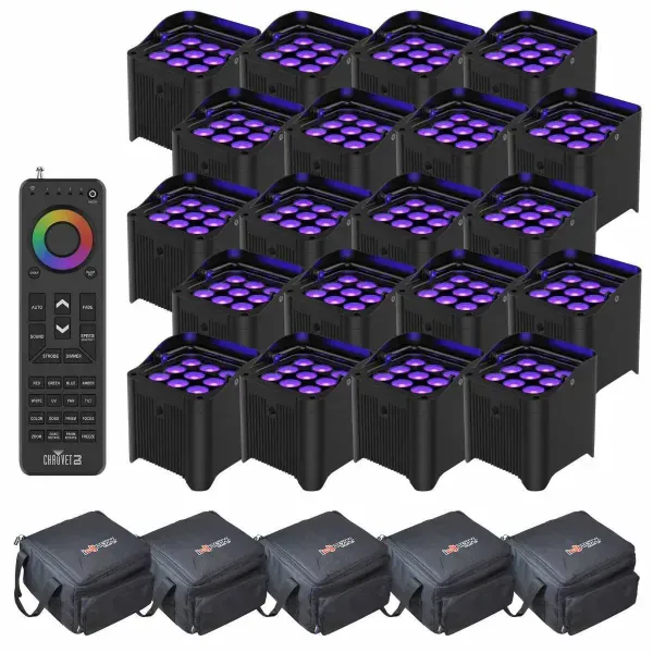 Светодиодный прибор Chauvet DJ Freedom Par H9 IP с аксессуарами (20 штук)