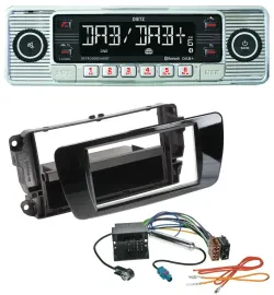 Dietz Bluetooth MP3 DAB USB Autoradio für Seat Ibiza ab 08 Klavierlack schwarz