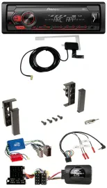 Pioneer 1DIN USB DAB MP3 Lenkrad Autoradio für Audi A3 A4 A6 99-00 Aktivsystem