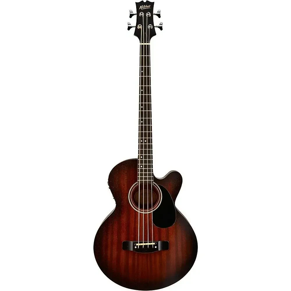 Бас-гитара акустическая Mitchell T239B-CE-BST Terra Mini Jumbo Edge Burst