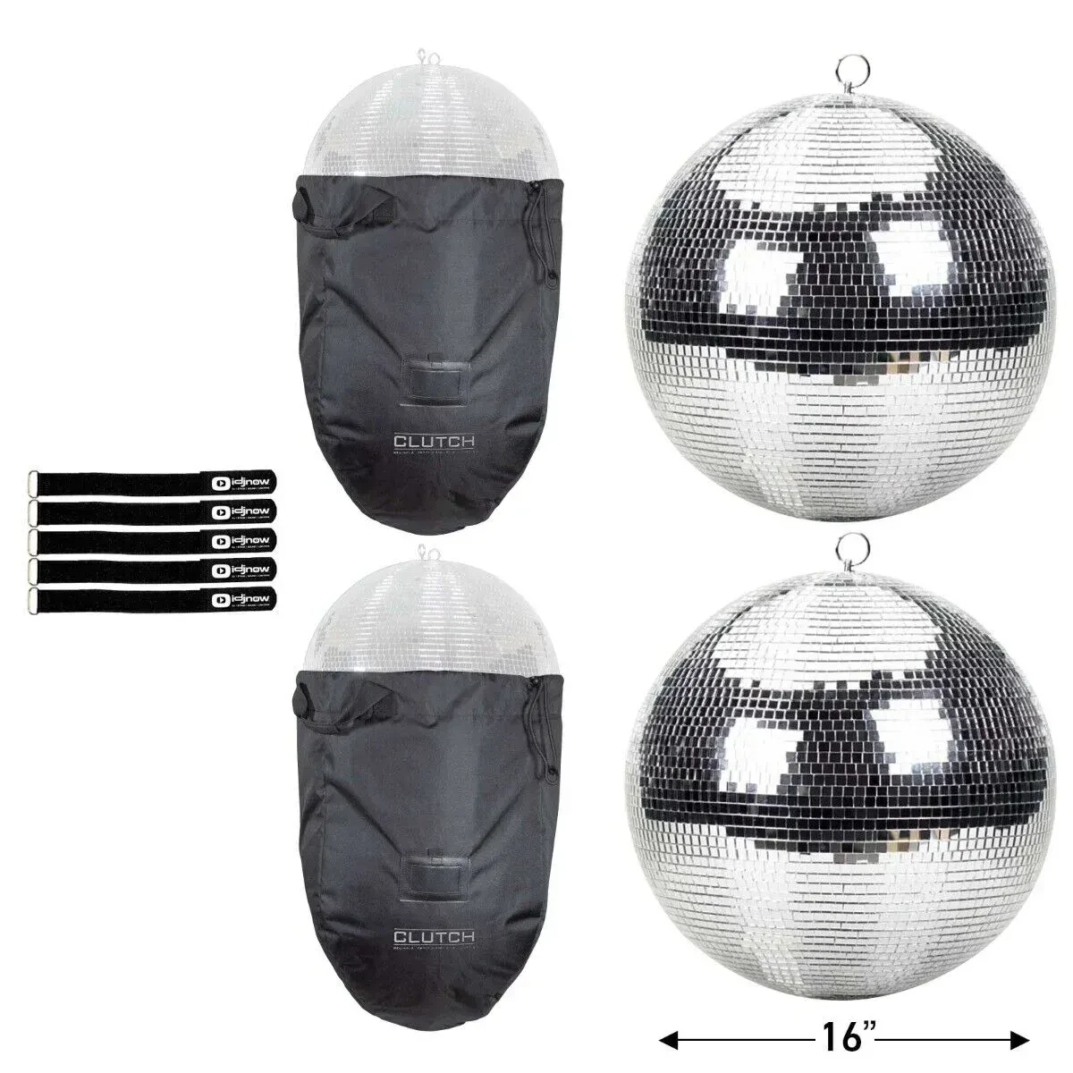 Зеркальный шар ProX MB-16-2PKBAG 16" (набор, 2 шт.) на ABS-основе с сумками