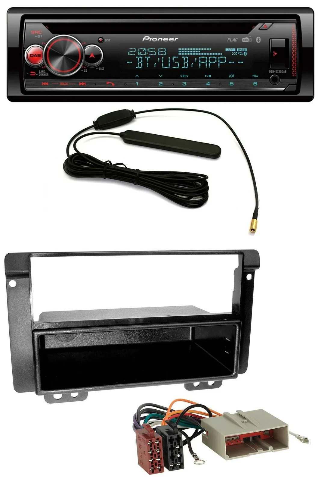 Pioneer USB DAB MP3 Bluetooth CD Autoradio für Landrover Freelander 2004-2007