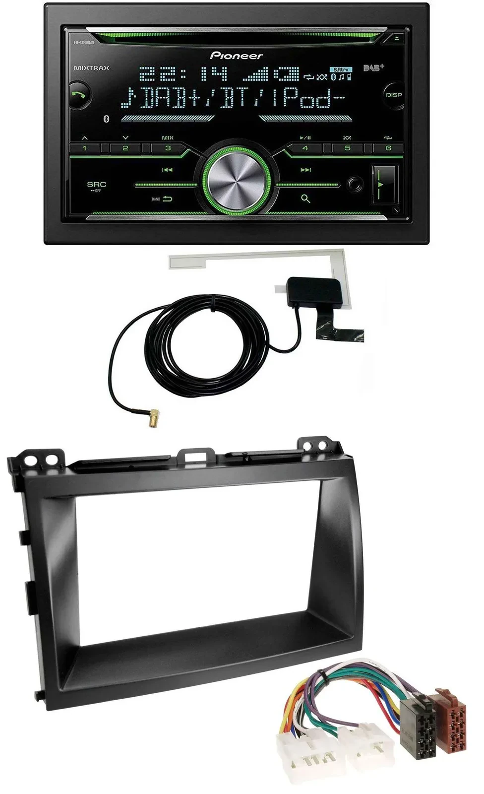 Pioneer CD USB MP3 Bluetooth 2DIN DAB Autoradio für Lexus GX-470 (2003-2009)