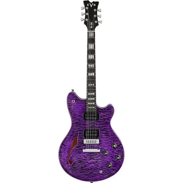 Электрогитара полуакустическая EVH SA-126 Special Semi-Hollow Transparent Purple