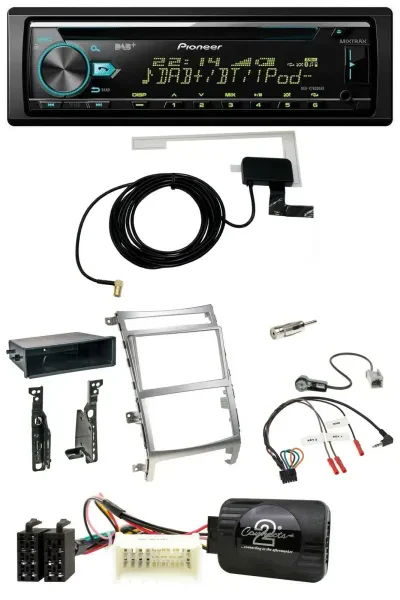 Pioneer MP3 Lenkrad CD USB DAB Autoradio für Hyundai IX55 2009-2012 silber