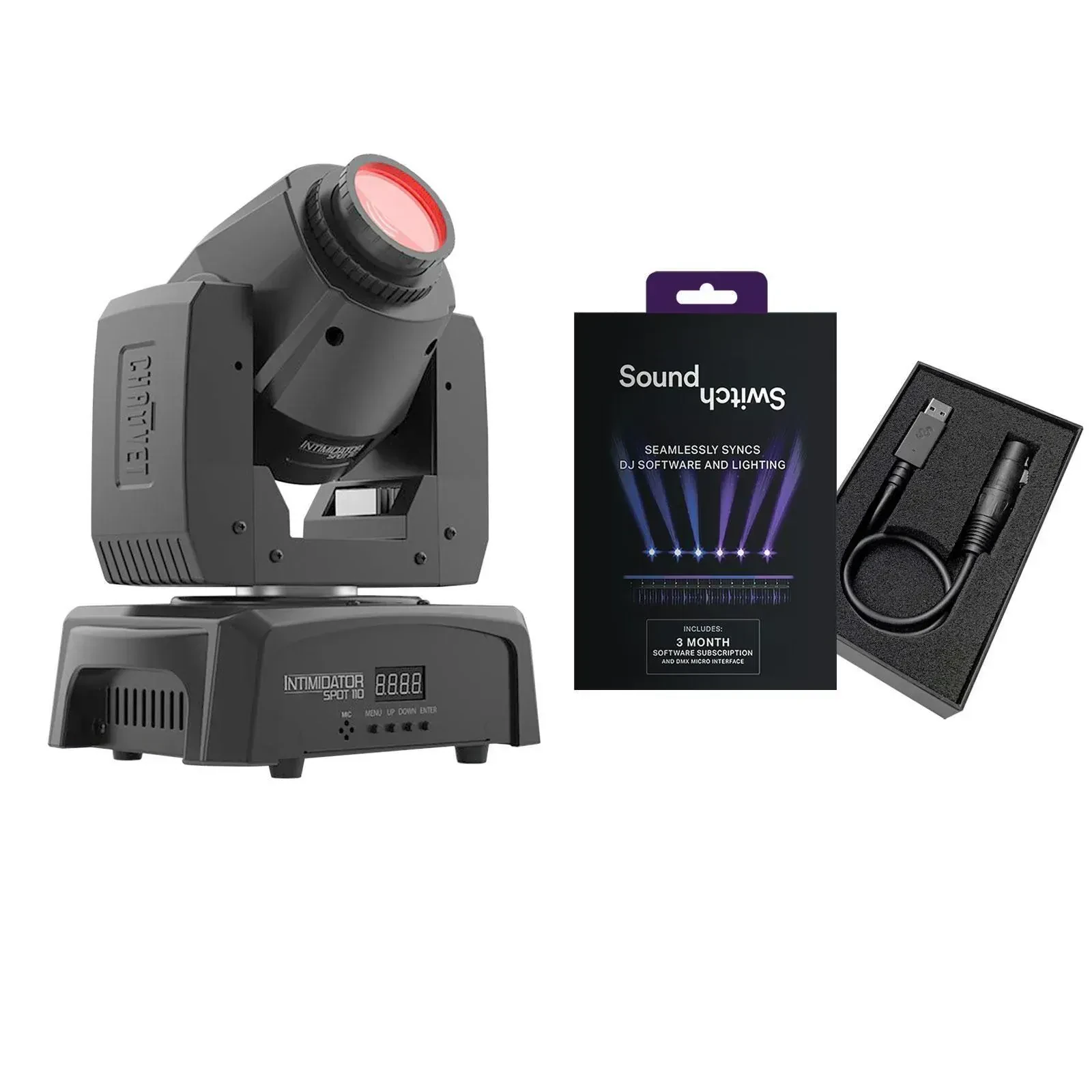 Прибор с полным движением Chauvet DJ Intimidator Spot 110 LED с кабелем