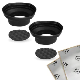NVX XBAF68 Silicone Speaker Baffles & Sound Damping Kit