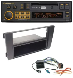 Pioneer DAB MP3 USB Bluetooth Autoradio für Audi A6 01-05 C5 Symphony Quadlock