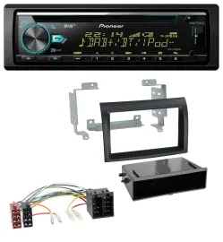 Автомагнитола Pioneer DAB MP3 CD USB Bluetooth для Fiat Ducato (2006–2010) чёрная