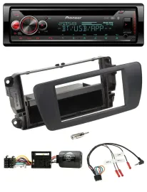Pioneer Lenkrad DAB CD Bluetooth USB Autoradio für Seat Ibiza nitschwarz