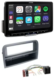 Alpine Bluetooth MP3 USB DAB Autoradio für Fiat Croma (ab 2005)