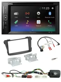 Pioneer Bluetooth Lenkrad USB 2DIN DAB DVD Autoradio für Hyundai i40 11-19 AUX U