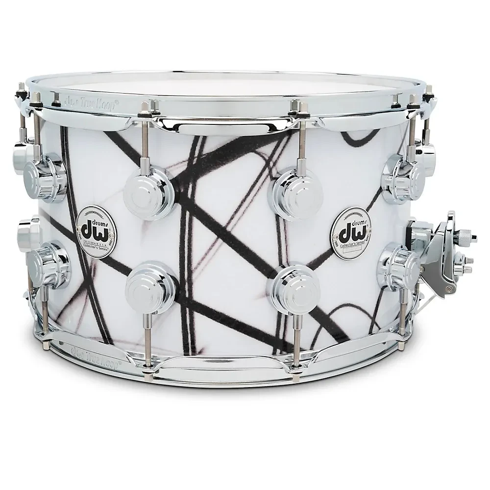 Малый барабан DW Collector's SSC Maple Finish Ply 14" x 8" White Glass Contrail