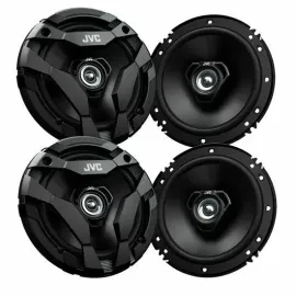 4) JVC CS-DF620 6.5" 2-Way Coaxial Car Audio Speakers