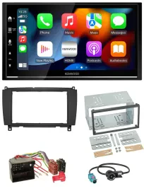 Kenwood DAB USB Bluetooth 2DIN MP3 Autoradio für Mercedes CLK C209 A209 04-10