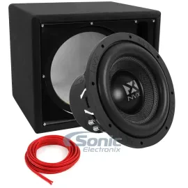 NVX VCW104 10" Dual 4-ohm VC-Series Subwoofer + Ported Enclosure