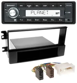 Continental USB MP3 AUX 1DIN Autoradio für Kia Sportage (ab 2005)