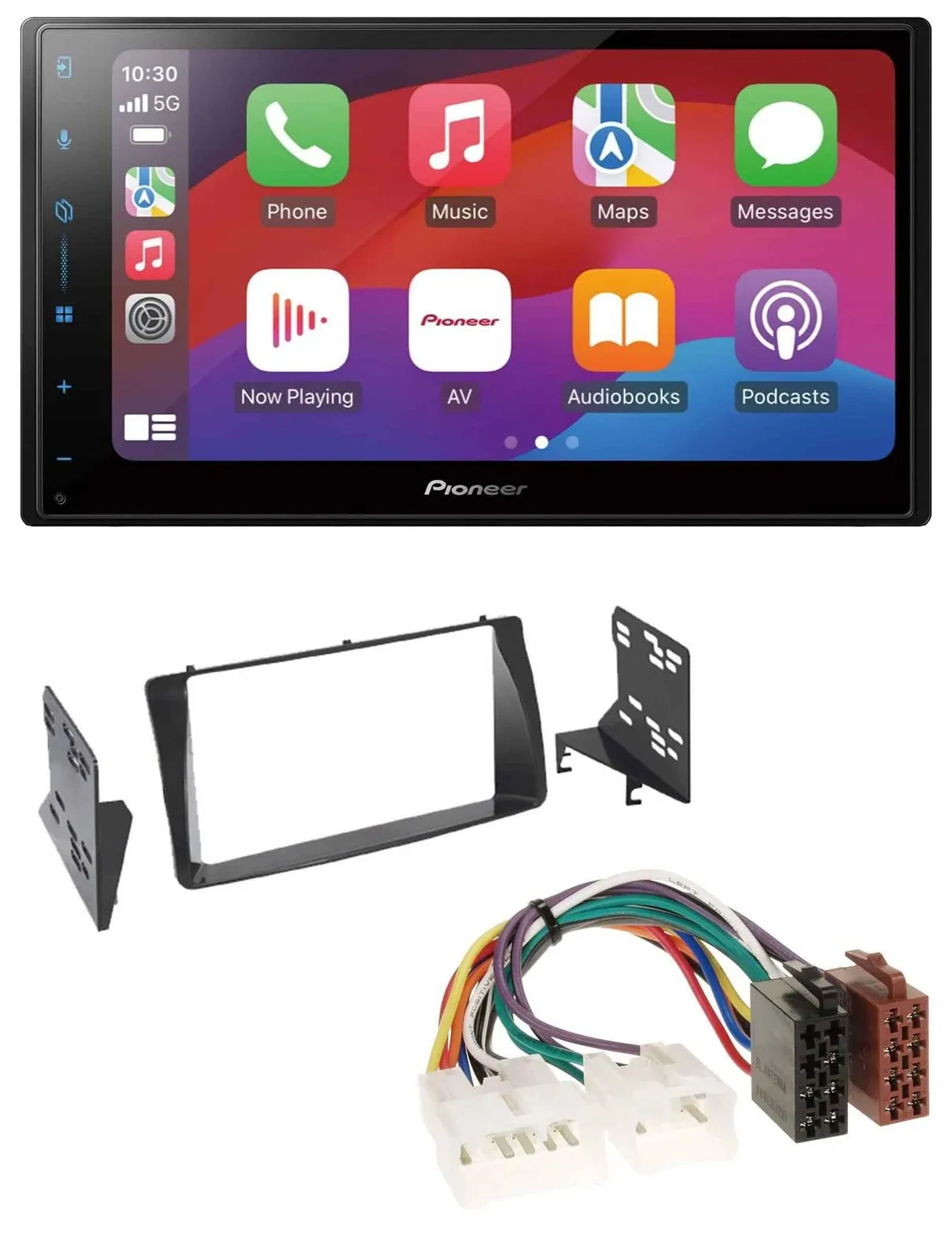 Pioneer DAB USB MP3 Bluetooth 2DIN Autoradio für Toyota Corolla E12U/E12J 2001-2
