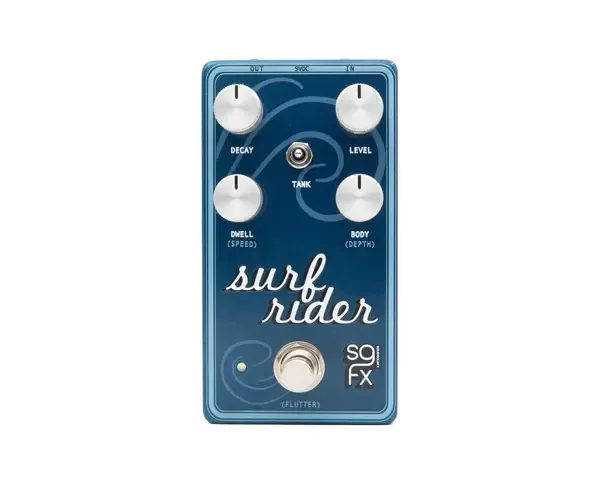 Педаль эффектов для электрогитары Solidgoldfx Surf Rider IV Spring Reverb Effects Pedal