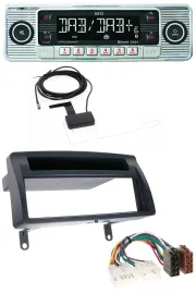 Dietz Bluetooth USB MP3 DAB Autoradio für Toyota Corolla E12 2003-2008 dunkelgra