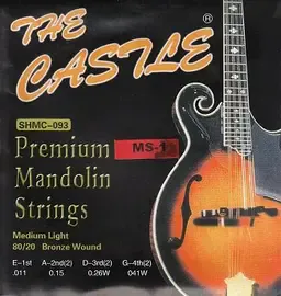 Струны для мандолины Castle MS-1 Premium ML SHMC-093