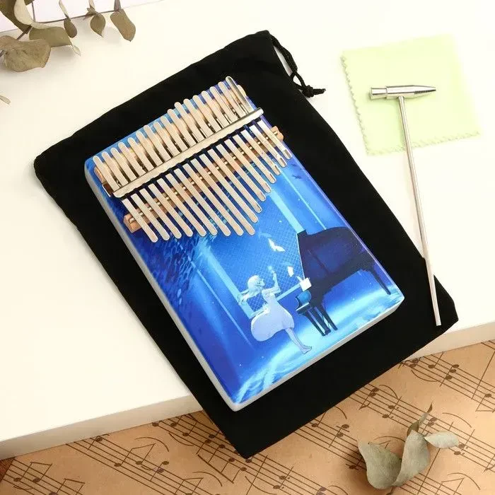 Калимба Music Life Девочка с пианино 21 тон