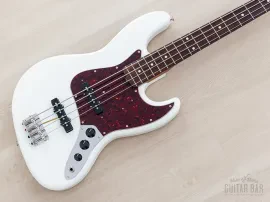 2021 Fender Traditional II ‘60s Jazz Bass FSR Olympic White, Roasted Maple Neck