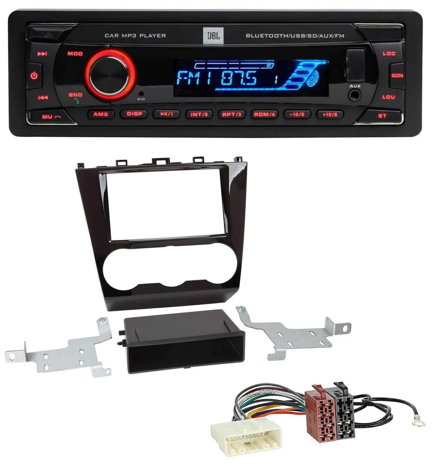 JBL AUX MP3 USB Bluetooth SD Autoradio für Subaru Forester SJ Facelift ab 15