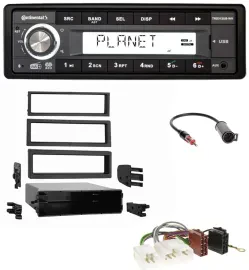 Автомагнитола Continental 1 DIN, USB, AUX, DAB, MP3 для Nissan 200SX/240SX 1994–1998