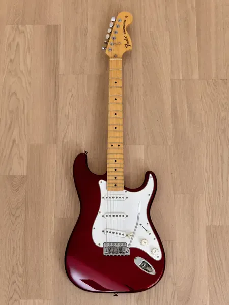 Электрогитара Fender Stratocaster '72 Vintage Reissue ST72-58US Candy Apple Red w/gigbag Japan 2002
