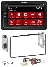 Blaupunkt Bluetooth DAB 2DIN USB DVD MP3 Autoradio für Nissan Qashqai 2007-2013