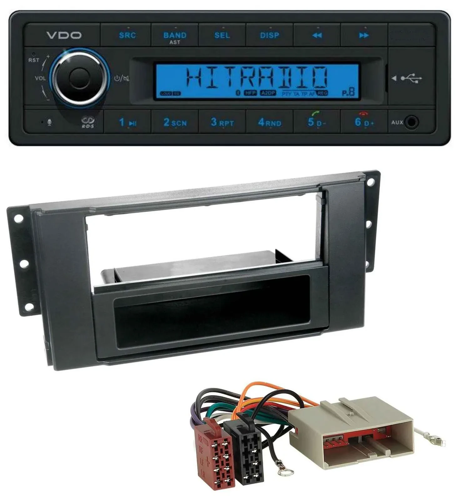 VDO AUX Bluetooth USB MP3 Autoradio für Landrover Freelander (2006)
