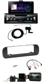 Автомагнитола для Fiat Panda 2012–2020 Pioneer DAB, Bluetooth, USB, черный