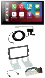 Pioneer USB Bluetooth DAB MP3 2DIN Autoradio für Dacia Sandero Opel Vivaro Renau