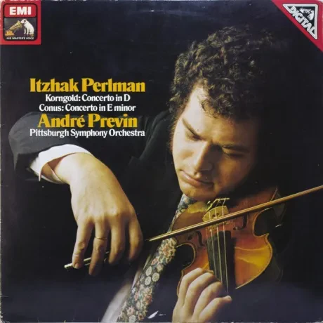 PERLMAN - Korngold: Concerto In D, Conus: Concerto In E Minor (LP , Used)