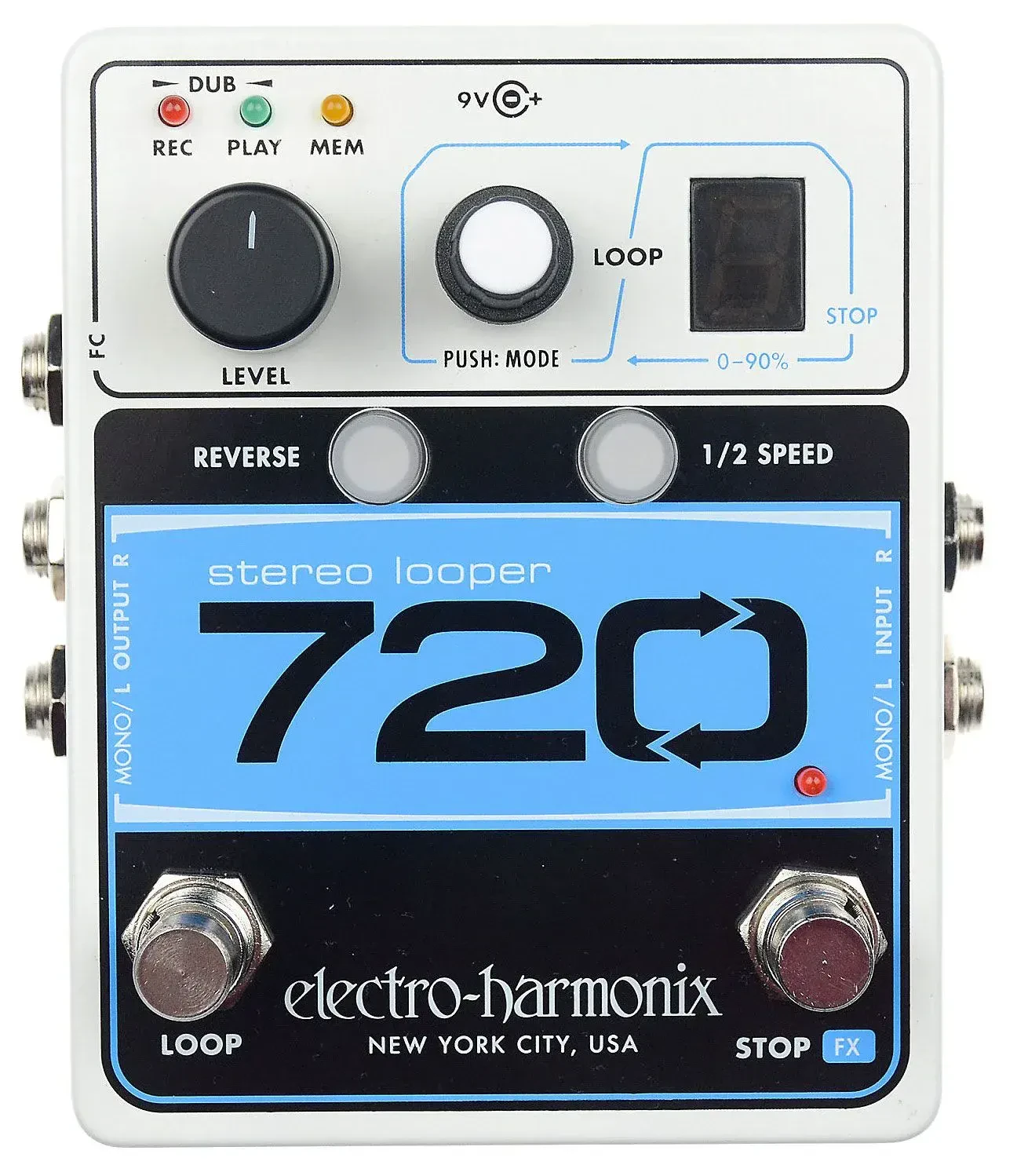 Педаль эффектов для электрогитары Electro-Harmonix 720 Stereo Looper