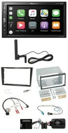 Pioneer USB 2DIN Bluetooth DAB Lenkrad Autoradio für Opel Zafira Corsa D Astra H