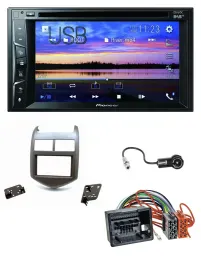 Pioneer Bluetooth 2DIN USB DVD DAB MP3 Autoradio für Chevrolet Aveo Sonic ab 201