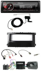 Автомагнитола Pioneer 1DIN MP3 DAB USB для Ford Mondeo/S-Max (2007–2014), CAN-Bus, поддержка кнопок на руле