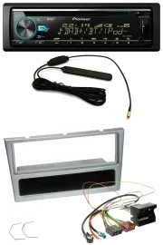 Автомагнитола Pioneer CD/MP3, USB, AUX, DAB для Opel Combo C, Corsa C, Tigra, Meriva