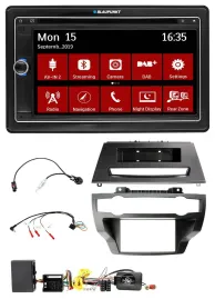 Blaupunkt Lenkrad DAB TMC 2DIN USB Bluetooth Navigation für BMW X5 X6 E70 E71 07