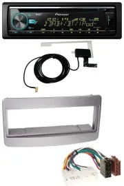 Автомагнитола для Toyota Celica, MR2 Pioneer MP3, AUX, CD, USB, DAB тёмно-серебристый