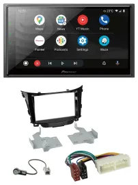 Pioneer USB 2DIN DAB MP3 Bluetooth Autoradio für Hyundai I30 (ab 2017)