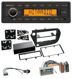 Continental 1DIN USB AUX MP3 Autoradio für Honda Insight (ZE2, 2009-2013)
